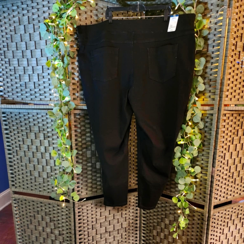 Terra & Sky NWT 4x 28/30W pull on stretch jeans skinny mid-rise
